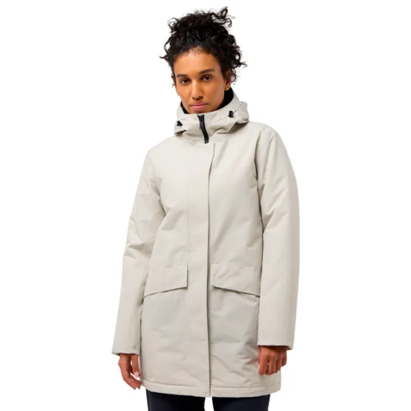 Scurtă pentru femei Jack Wolfskin Tempelhof Coat W Toamnă - Iarnă / Beige photo 3