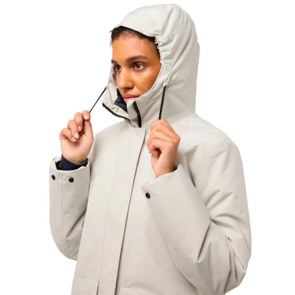 Scurtă pentru femei Jack Wolfskin Tempelhof Coat W Toamnă - Iarnă / Beige photo 5