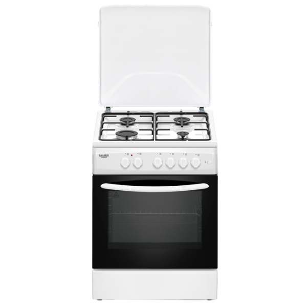 Aragaz Bauer TE 6640 WIF Pe gaz/ White/  photo 1
