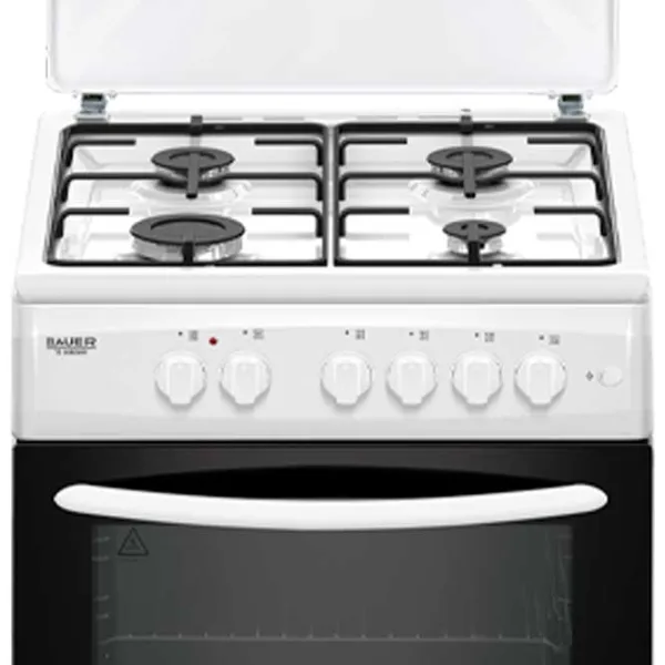 Aragaz Bauer TE 6640 WIF Pe gaz/ White/  photo 2