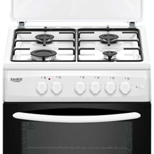 Aragaz Bauer TE 6640 WIF Pe gaz/ White/  photo 2