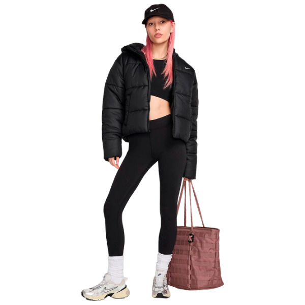 Куртка для женщин Nike W Nsw Classic Puffer Therma-FIT Loose Осень - Зима / Черный photo 3