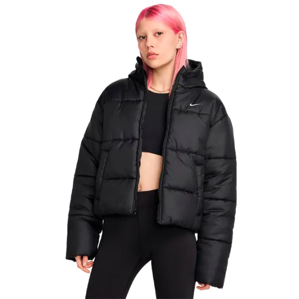 Scurtă pentru femei Nike W Nsw Classic Puffer Therma-FIT Loose Toamnă - Iarnă / Black photo 1