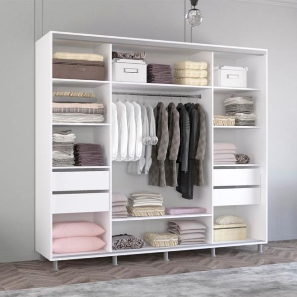 Dulap Mobildor-Lux Aron K3 270 x 60 x 210 / PAL / Wenghe photo 2