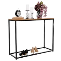 Консольный стол Tempo Kondela Kalisto Natural Oak / Металл photo 3