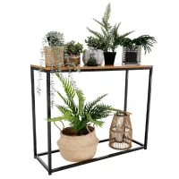 Консольный стол Tempo Kondela Kalisto Natural Oak / Металл photo 5