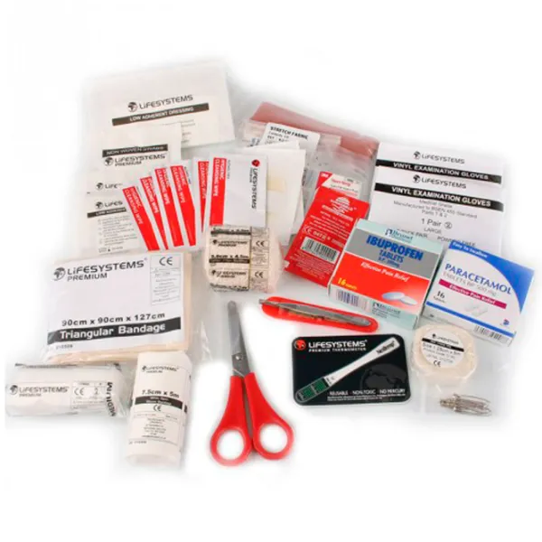 Trusă medicală Lifemarque Lifesystems Camping First Aid Kit Nailon / Red photo 2 Trusă medicală Lifemarque Lifesystems Camping First Aid Kit Nailon / Red photo 2