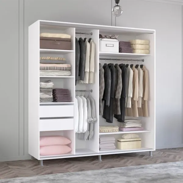 Шкаф Mobildor-Lux Aron K3 230 x 60см x 210 / ЛДСП / Антрацит photo 2