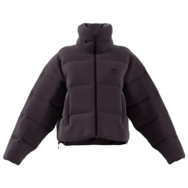 Scurtă pentru femei Adidas Regen Down Puff Toamnă - Iarnă / Gray photo 1