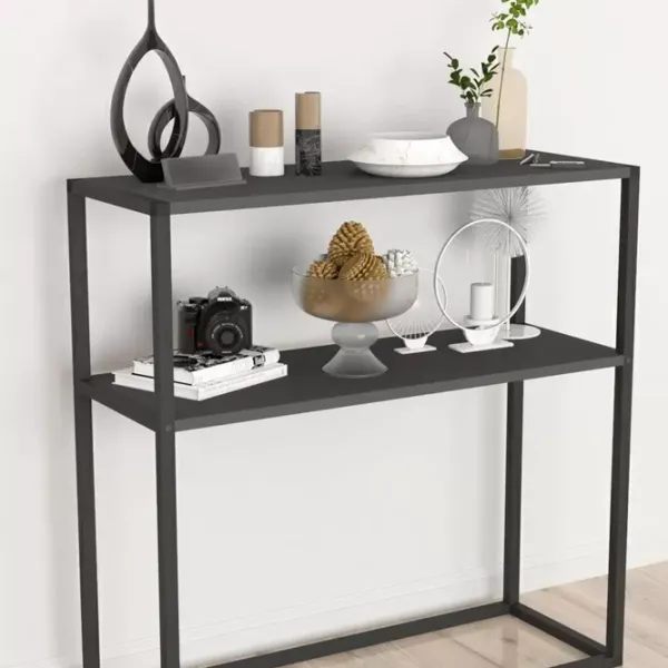 Masă consolă Fabulous Dressuar  Antracit / Metal photo 2