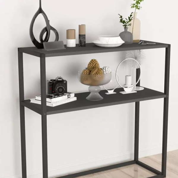 Masă consolă Fabulous Dressuar  Antracit / Metal photo 2