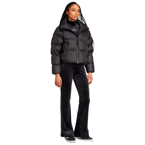 Scurtă pentru femei Adidas Regen Down Puff Toamnă - Iarnă / Black photo 4