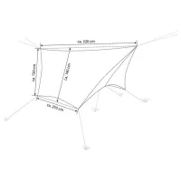 Tent Amazonas Wing Tarp AZ-3080021 Khaki / Neylon photo 5