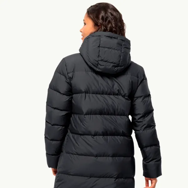 Scurtă pentru femei Jack Wolfskin Frozen Palace Coat W Toamnă - Iarnă / Black photo 4