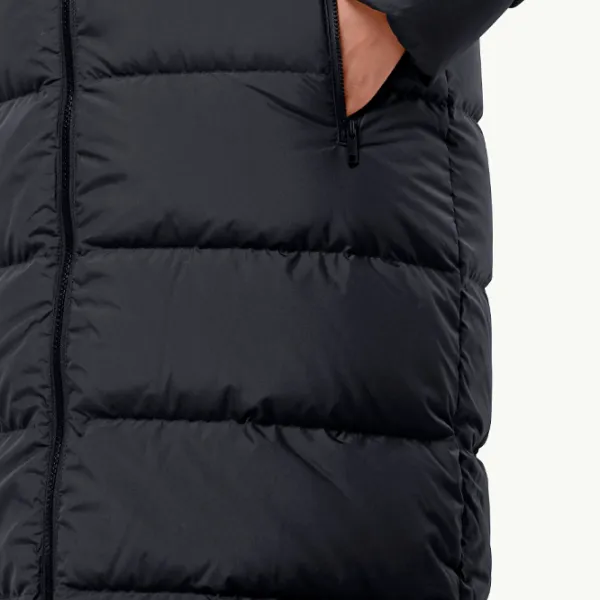 Scurtă pentru femei Jack Wolfskin Frozen Palace Coat W Toamnă - Iarnă / Black photo 5