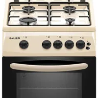 Aragaz Bauer TG 5640 BEI Pe gaz/ Ivory/ photo 2