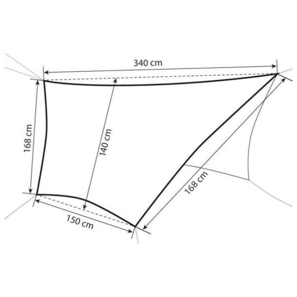 Тент Amazonas Traveller Tarp AZ-3080010 Зеленый / Hейлон photo 6