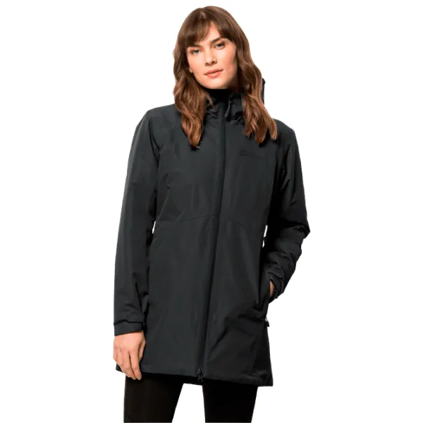 Scurtă pentru femei Jack Wolfskin Heidelstein Insulated Semi-sezon / Black photo 2