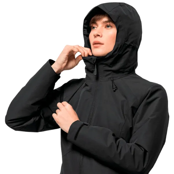 Scurtă pentru femei Jack Wolfskin Heidelstein Insulated Semi-sezon / Black photo 4