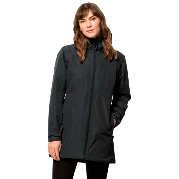 Scurtă pentru femei Jack Wolfskin Heidelstein Insulated Semi-sezon / Black photo 2