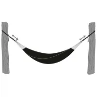 Крепление для гамака Amazonas T-Strap Черный / Hейлон photo 3