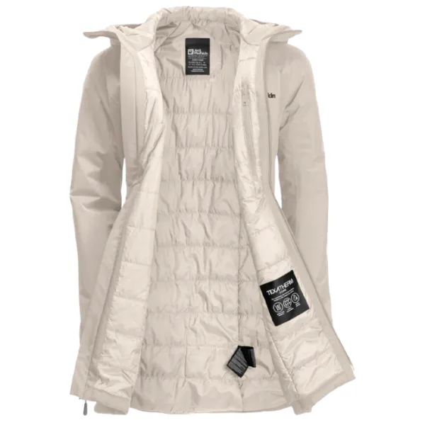 Scurtă pentru femei Jack Wolfskin Heidelstein Insulated Semi-sezon / Gray photo 3