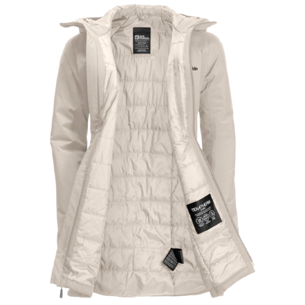 Scurtă pentru femei Jack Wolfskin Heidelstein Insulated Semi-sezon / Gray photo 3