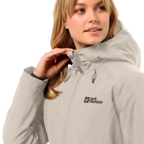 Scurtă pentru femei Jack Wolfskin Heidelstein Insulated Semi-sezon / Gray photo 4