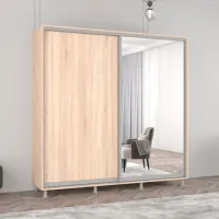Dulap Mobildor-Lux Aron 220 x 60 x 230 / PAL / Sonoma photo 3