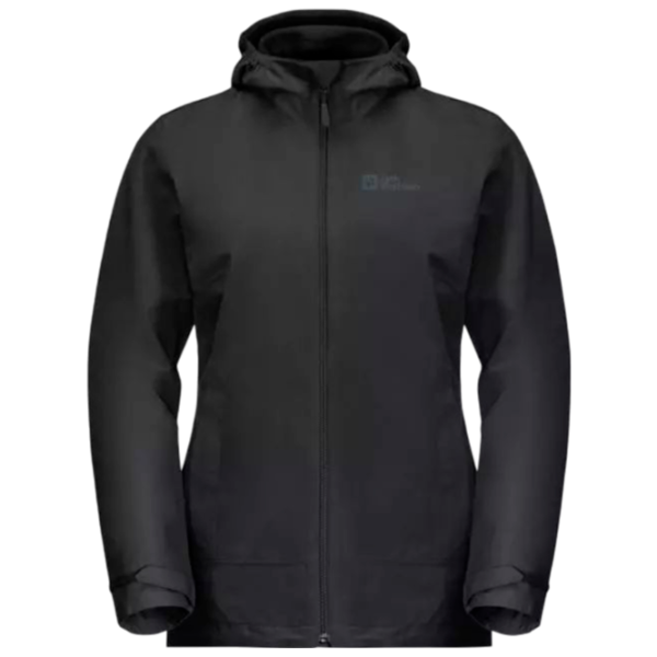 Scurtă pentru femei Jack Wolfskin Moonrise 3In1 Jkt W Semi-sezon / Black photo 1