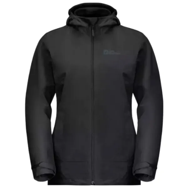 Scurtă pentru femei Jack Wolfskin Moonrise 3In1 Jkt W Semi-sezon / Black photo 1