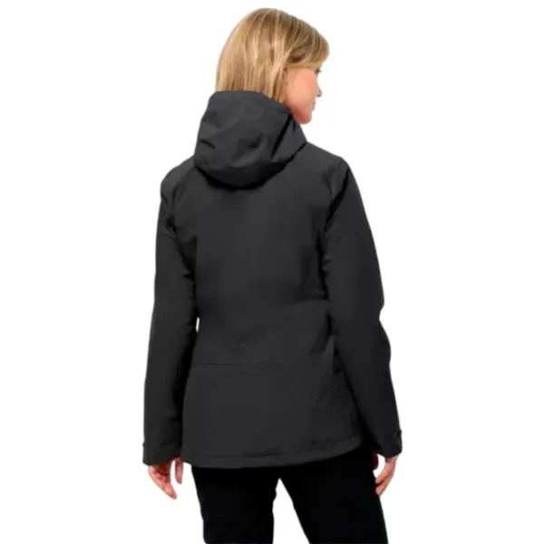 Scurtă pentru femei Jack Wolfskin Moonrise 3In1 Jkt W Semi-sezon / Black photo 3