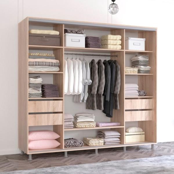 Dulap Mobildor-Lux Aron 250 x 60 x 230 / PAL / Sonoma photo 3