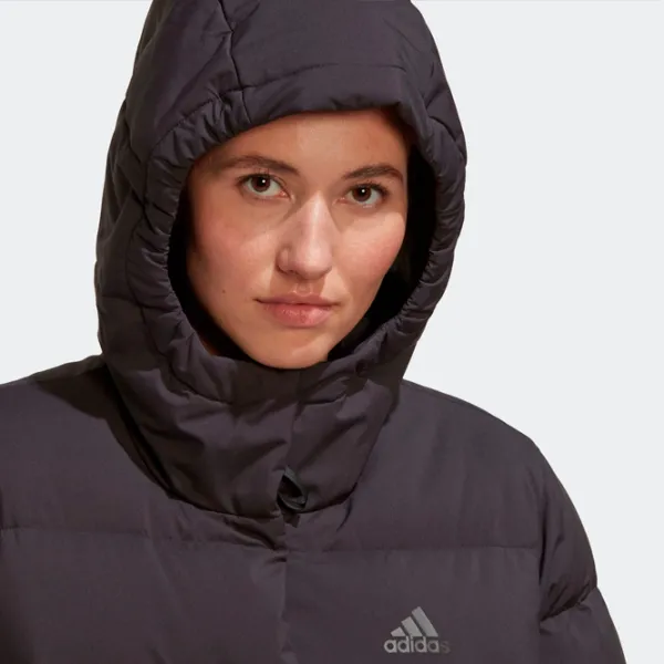 Scurtă pentru femei Adidas W Helionic Hooded Toamnă - Iarnă / Black photo 4 Scurtă pentru femei Adidas W Helionic Hooded Toamnă - Iarnă / Black photo 4