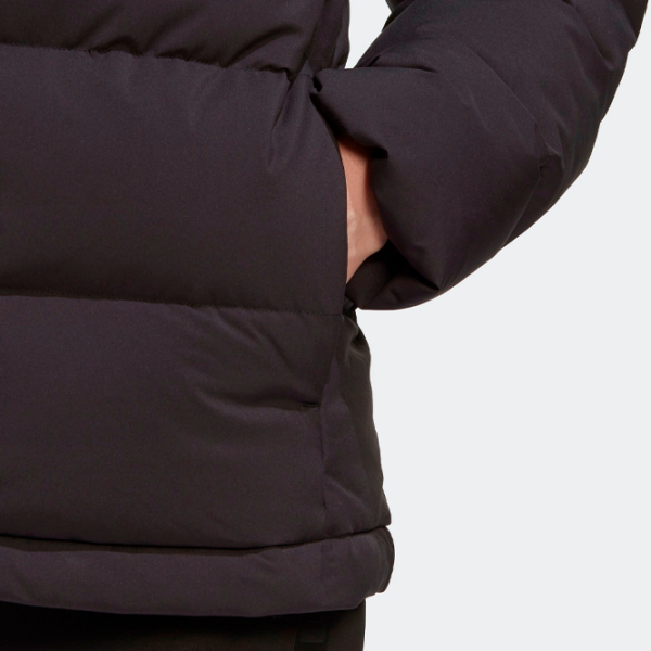 Scurtă pentru femei Adidas W Helionic Hooded Toamnă - Iarnă / Black photo 3