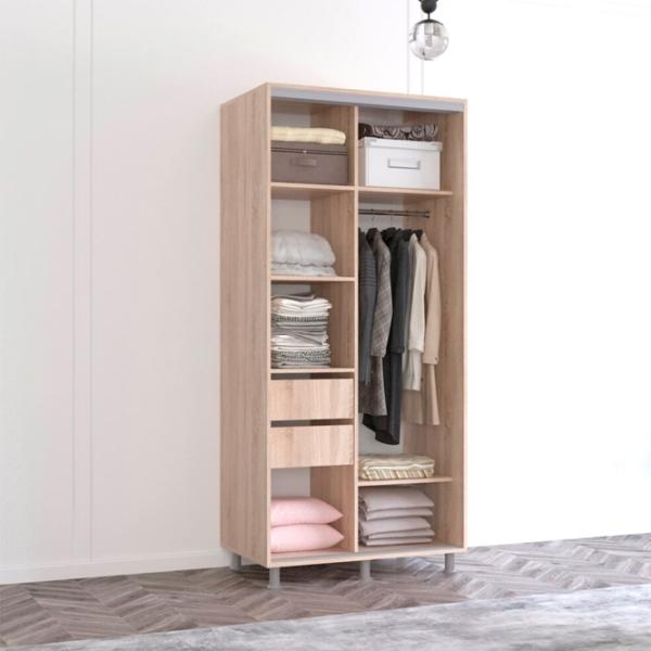 Dulap Mobildor-Lux Aron 170 x 60 x 240 / PAL / Sonoma photo 3