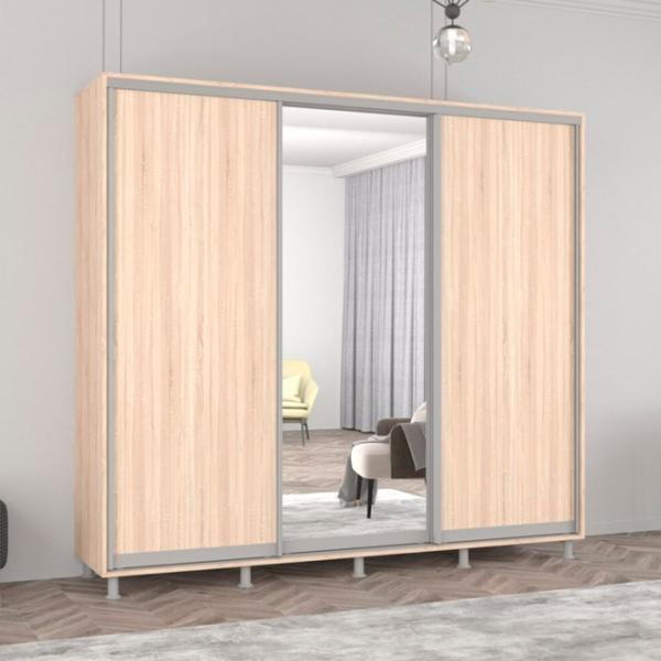 Шкаф Mobildor-Lux Aron 260 x 60см x 240 / ЛДСП / Sonoma photo 3