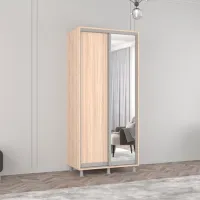Dulap Mobildor-Lux Aron 110 x 60 x 210 / PAL / Sonoma photo 2