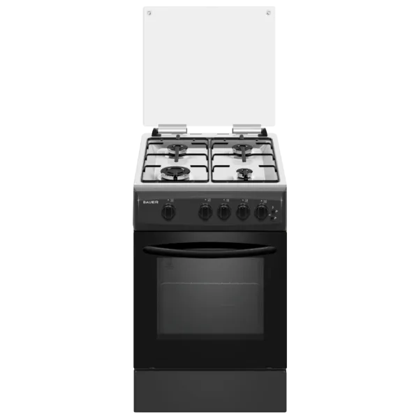 Плита Bauer TG 5640 BLIIG Газовая/ Черный/  photo 1 Плита Bauer TG 5640 BLIIG Газовая/ Черный/  photo 1