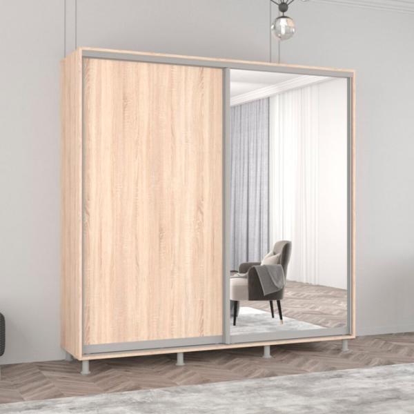 Dulap Mobildor-Lux Aron 200 x 60 x 220 / PAL / Sonoma photo 3