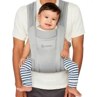 Marsupiu pentru copii Ergobaby Embrace Soft Air Mesh () 11.3 kg / Gray photo 4
