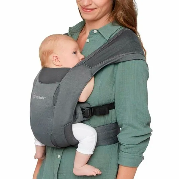 Marsupiu pentru copii Ergobaby Embrace Soft Air Mesh () 11.3 kg / Black photo 3