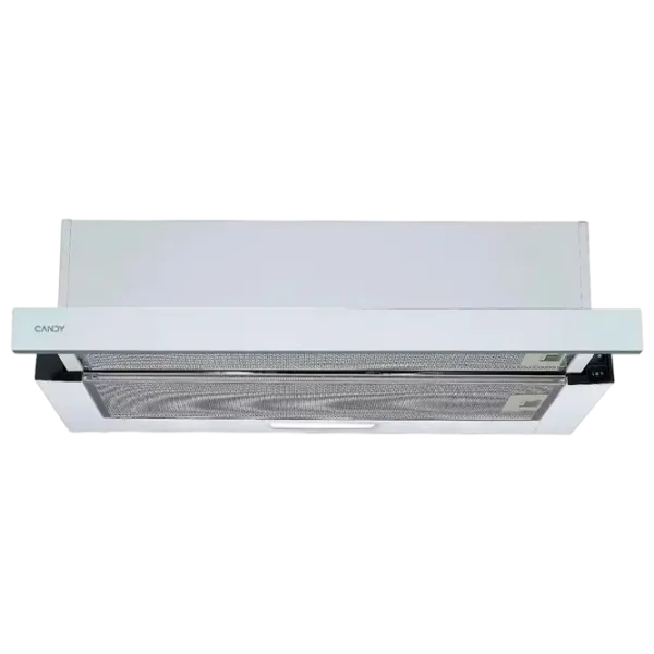 Hotă Candy CBT60RWG Telescopică/ White/ Inox photo 1