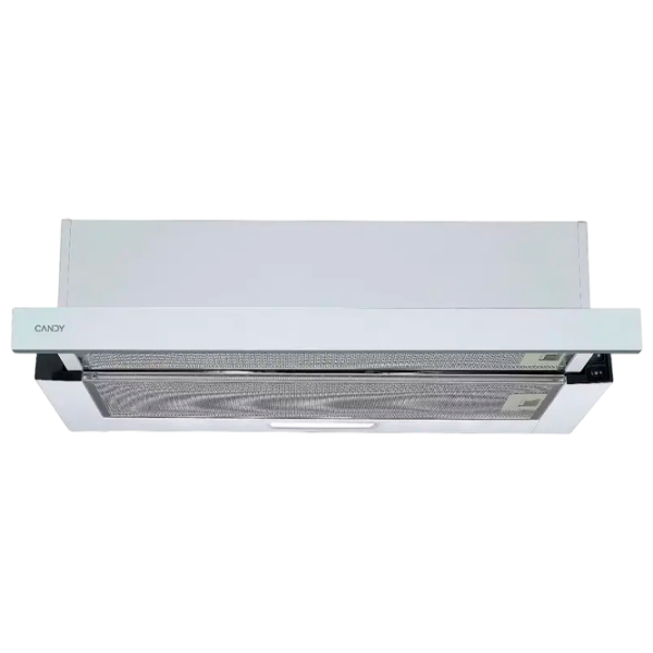 Hotă Candy CBT60RWG Telescopică/ White/ Inox photo 1