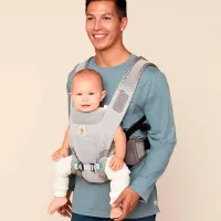Marsupiu pentru copii Ergobaby Aeroloom () 16 kg / Gray photo 3