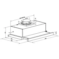 Hotă Candy CBT625/2X/1 Telescopică/ Inox/ Gray photo 4