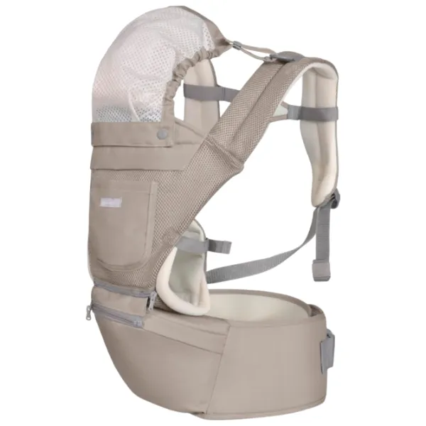 Marsupiu pentru copii Kikka Boo Chloe Mesh (3800171209809) 15 kg / Beige photo 1