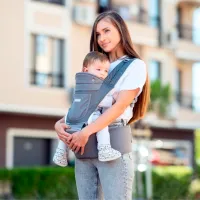 Переноска для детей Kikka Boo Chloe Mesh (3800171209793) 15 кг / Серый photo 5