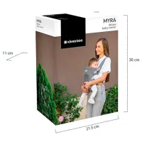 Marsupiu pentru copii Kikka Boo Myra Mesh (3800171210843) 9 kg / Beige photo 6