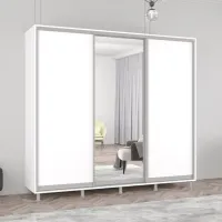 Dulap Mobildor-Lux Aron 270 x 60 x 240 / PAL / Alb photo 3